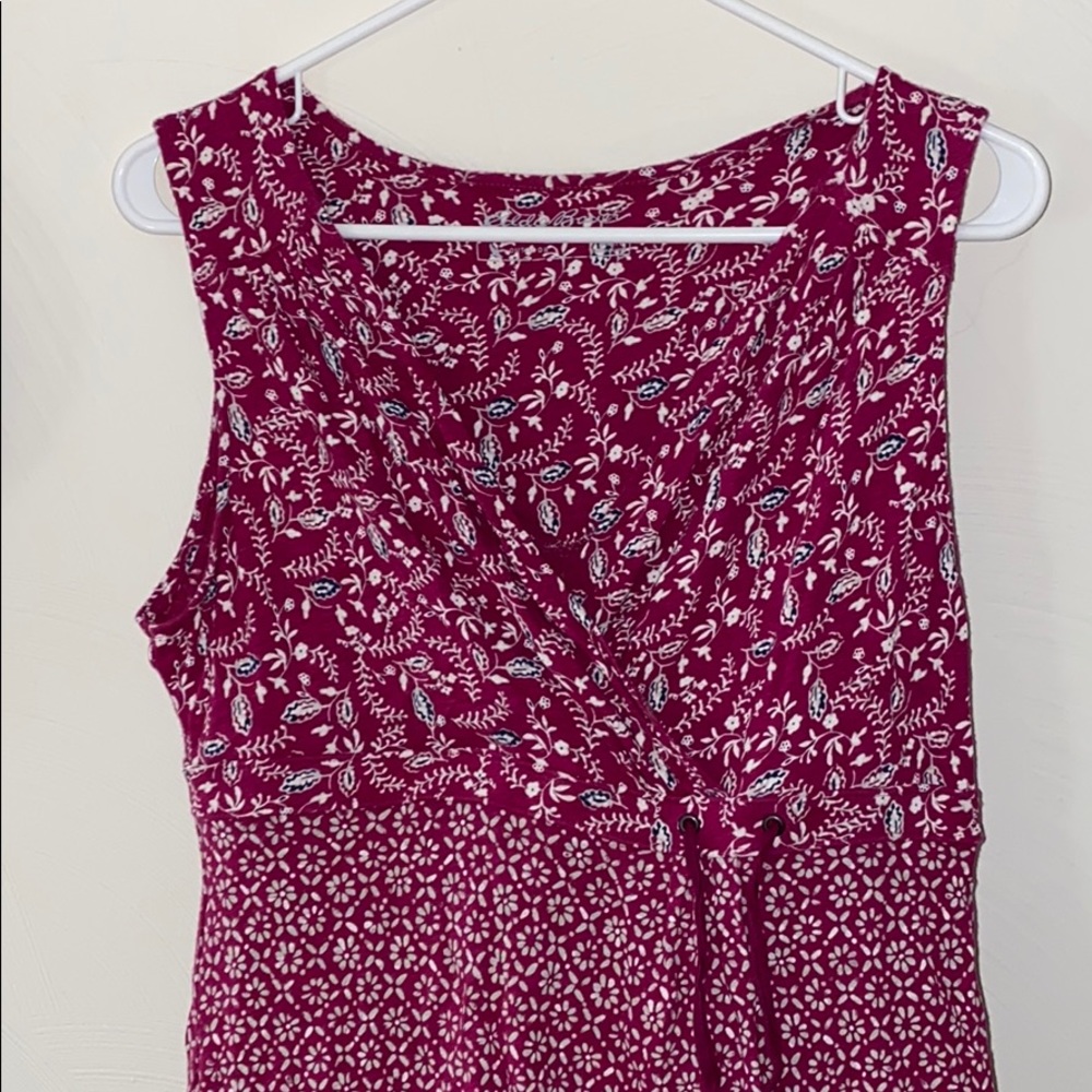 Floral tie dress